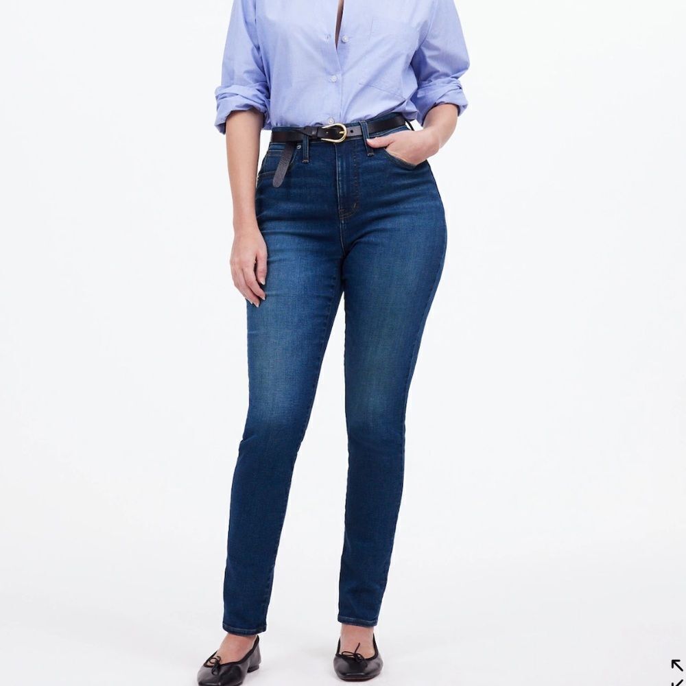 MADEWELL CURVY HIGH RISE SKINNY JEANS SIZE 29